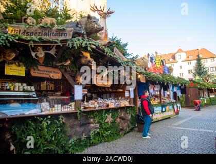 Stuttgart, un-Mercadillo navideño con mucho Encanto Stockfoto