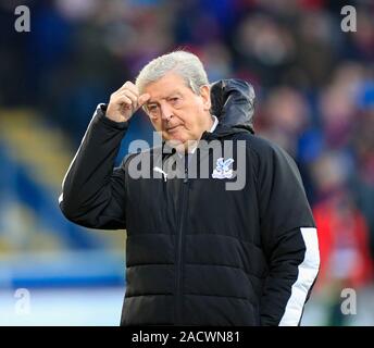 30. November 2019, Turf Moor, Burnley, England; Premier League, Burnley v Crystal Palace: Crystal Palace Manager Roy Hodgson Credit: Conor Molloy/News Bilder Stockfoto