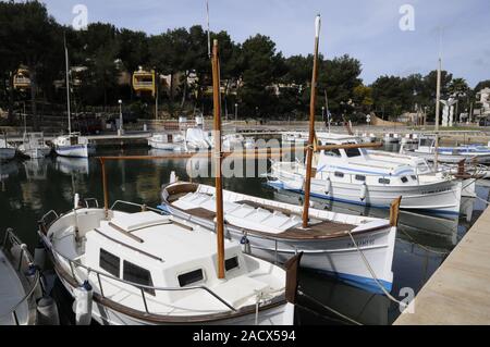 Hafen in Portopetro, Mallorca Stockfoto