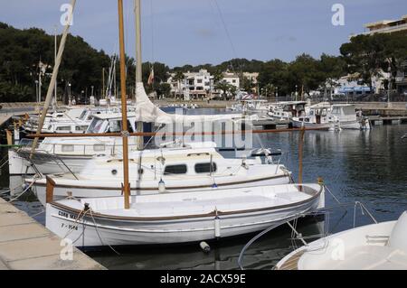 Hafen in Portopetro, Mallorca Stockfoto