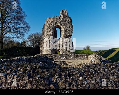 Ludgershall Castle Wiltshire Stockfoto