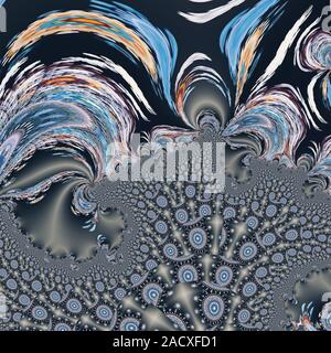 Grün farbenfrohe abstrakte Muster Stockfoto