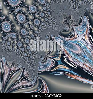 Grün farbenfrohe abstrakte Muster Stockfoto