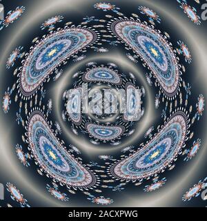 Grün farbenfrohe abstrakte Muster Stockfoto