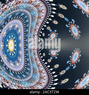 Grün farbenfrohe abstrakte Muster Stockfoto