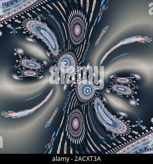 Grün farbenfrohe abstrakte Muster Stockfoto