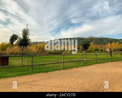 Parc dels Estanys, Platja d'Aro, Park für Vogelliebhaber in der Provinz Girona, Katalonien Stockfoto