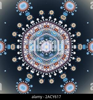 Grün farbenfrohe abstrakte Muster Stockfoto