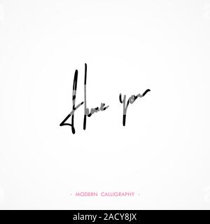 Danke Kalligraphie. Vektor-Illustration. Stockfoto