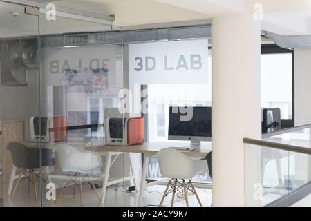 3D-Lab Stockfoto