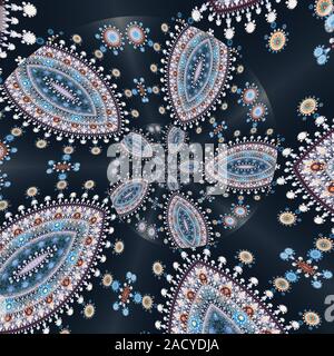 Grün farbenfrohe abstrakte Muster Stockfoto