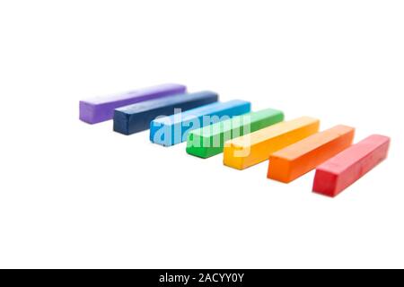 Mehrfarbige artist #39; s Pastelle Stockfoto