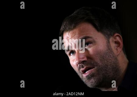 Veranstalter Eddie Hearn bei der öffentlichen Investitionsfonds Bürokomplex in Riad. Stockfoto