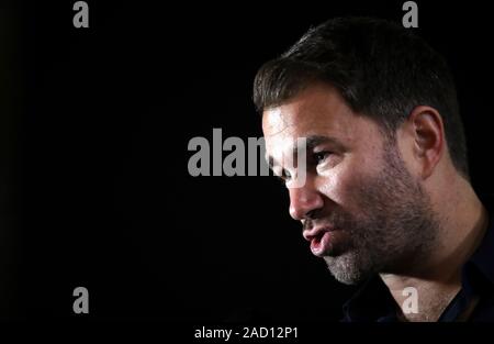 Veranstalter Eddie Hearn bei der öffentlichen Investitionsfonds Bürokomplex in Riad. Stockfoto