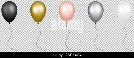 Ein farbenfrohes neues Jahr party Ballons Stockfoto