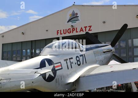 Flugzeugoldtimer North American P-51D Mustang, TF 871 Stockfoto