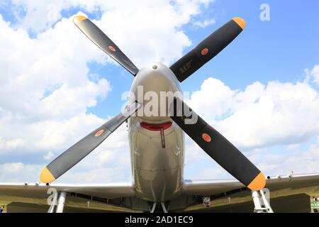 Flugzeugoldtimer North American P-51D Mustang, TF 871 Stockfoto