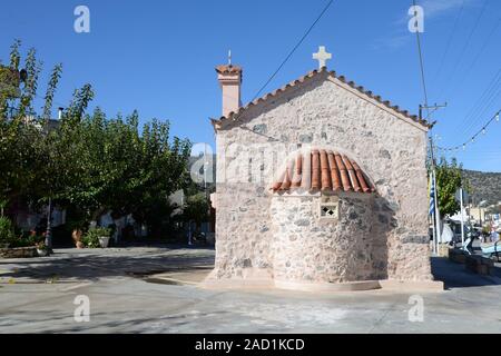 Kapelle in Stalida, Kreta Stockfoto