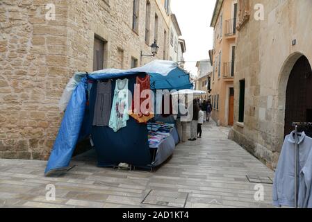 Markt in Alcudia, Mallorca Stockfoto