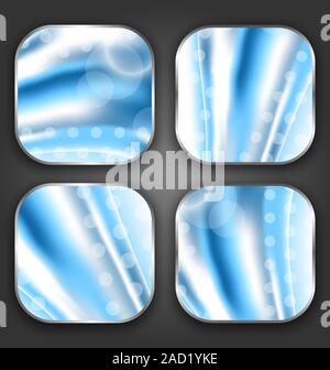 Wellig abstrakt mit für die app-icons Stockfoto