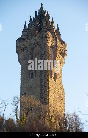 Die nationalen Wallace Monument Stirling Schottland Großbritannien Stockfoto