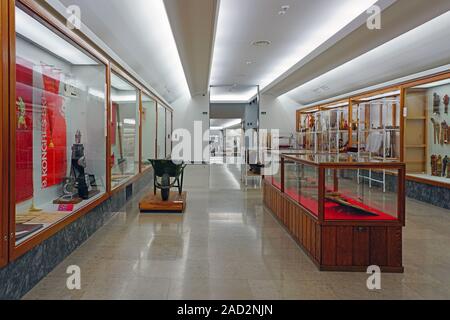 Belgrad, SERBIEN-18 Jun 2019 - Blick auf das Museum von Jugoslawien (Muzej Jugoslavije), eine öffentliche Geschichte Museum Complex einschließlich der 25 Mai Museum, Haus Stockfoto