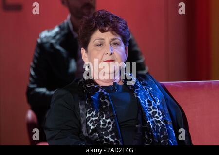 Matteo Renzi und Teresa Bellanova attendsa an Maurizio Costanzo Show Stockfoto