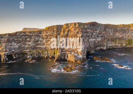 Latrabjarg Klippen, Westfjorde, Island Stockfoto