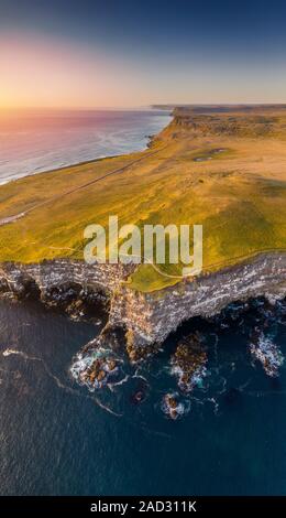 Latrabjarg Klippen, Westfjorde, Island Stockfoto