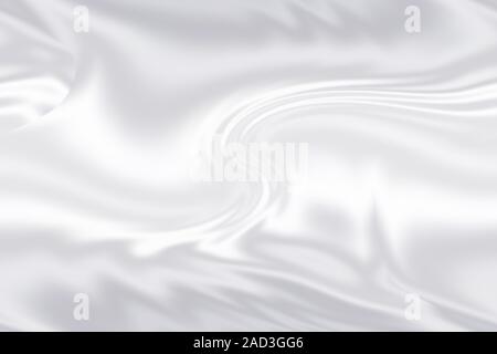 Glatt elegante weiße Seide Hintergrund. Textile Textur. Festliche Vector Illustration Stockfoto