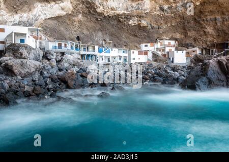 Pirate cave Poris de Candelaria, eine versteckte touristische Attraktion Stockfoto