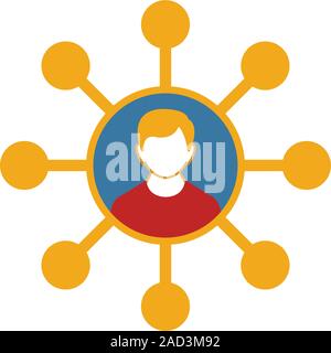 Empfehlung Marketing Icon Set. Vier Elemente in verschiedenen Stilrichtungen von online Marketing icons Collection. Kreative Empfehlungsmarketing Icons Stock Vektor