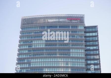 Yokohama, Japan. 3. Dezember, 2019. Nissan Motor Co., Ltd. mit Hauptsitz in Kanagawa. Credit: Stanislav Kogiku/SOPA Images/ZUMA Draht/Alamy leben Nachrichten Stockfoto