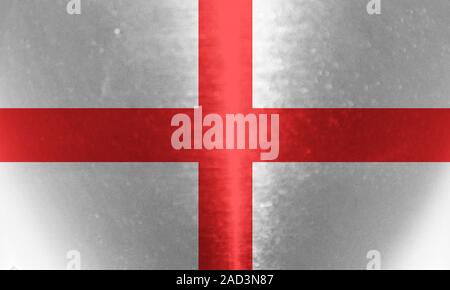 Englisch Flagge im Offiziellen Red white Farben und Proportionen. 3D-Rendering Stockfoto