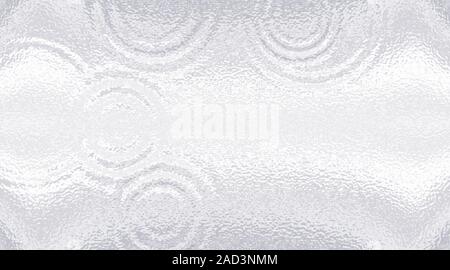 Leichte matte Oberfläche. Kunststoff Glas. Frosted winter Fenster Glas. Weiß Grau gradient transparenter Hintergrund Stockfoto