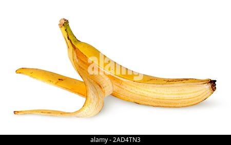 Vor Banane Haut eingesetzt horizontal Stockfoto