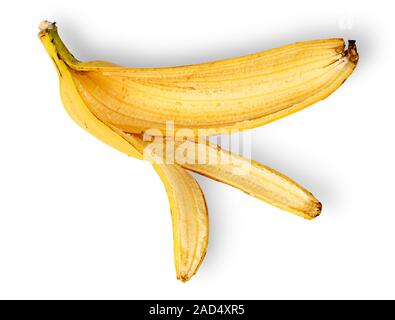 Banane Haut eingesetzt horizontal Stockfoto