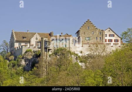 Schloss Laufen am Rheinfall bei Schaffhausen, Schweiz Stockfoto