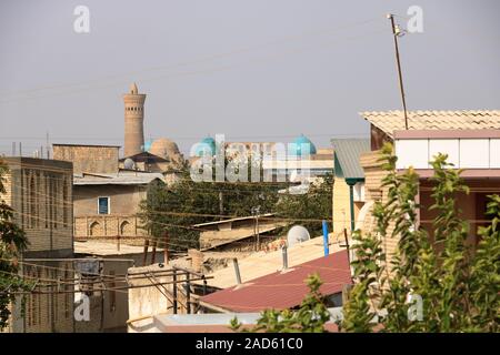 23. September 2019 - Buchara, Usbekistan: Blick auf die komplexen Poi Kolon, UNESCO Weltkulturerbe Stockfoto