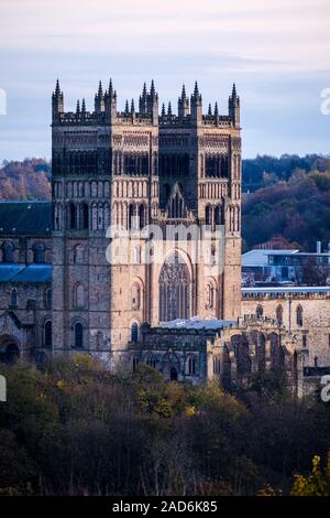 Die Türme der Kathedrale von Durham Stockfoto