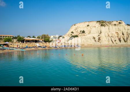 Strand von Kolymbia auf der griechischen Insel Rhodos Griechenland Europa Stockfoto