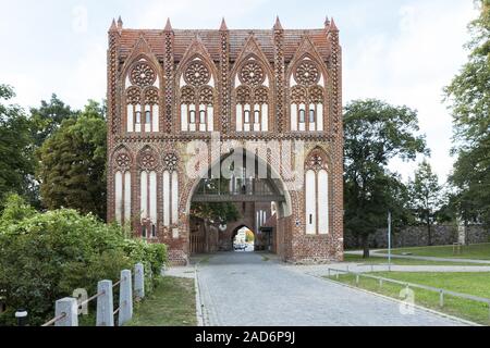 Das Stargarder Tor in Neubrandenburg, Ostdeutschland Stockfoto