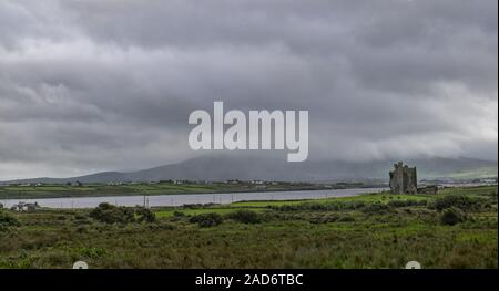 Ballycarbery Castle, Caherciveen, Stockfoto