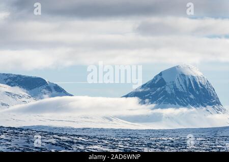 Mount Niac, Sarek Nationalpark, Lappland, Schweden Stockfoto