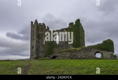 Ballycarbery Castle, Caherciveen, Stockfoto