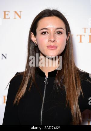 Bretagne Ashworth während der Herren Premiere im Curzon Mayfair in London. Stockfoto