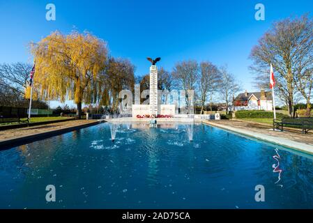 Polish War Memorial, Kriegerdenkmal in West London, England, UK, in Erinnerung an die Flieger aus Polen, die im Zweiten Weltkrieg Royal Air Force serviert. Stockfoto