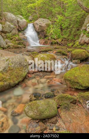 Abol Falls im Baxter State Park. Stockfoto