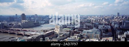 England, London, Luftaufnahme von St. Paul's Cathedral Stockfoto