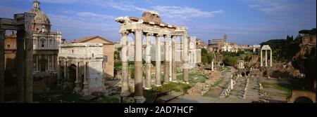 Alten Ruinen des Forum Romanum, Rom, Italien Stockfoto